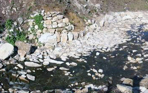 小里川ダム猿爪川河道対策工事の写真